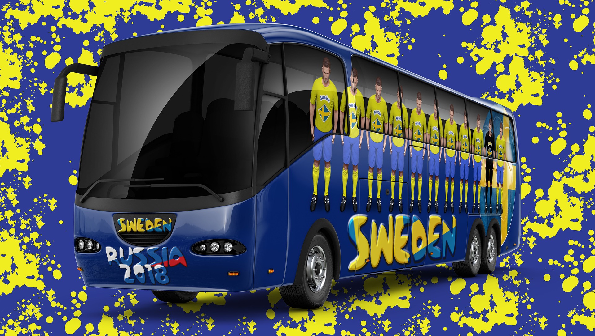 Sverige landslaget buss