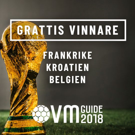 Grattis vinnare i VM 2018